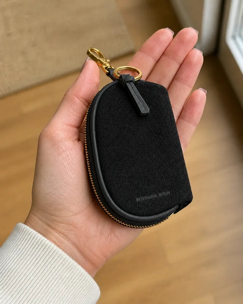 Black Mini Porter held in one hand, showing its small scale