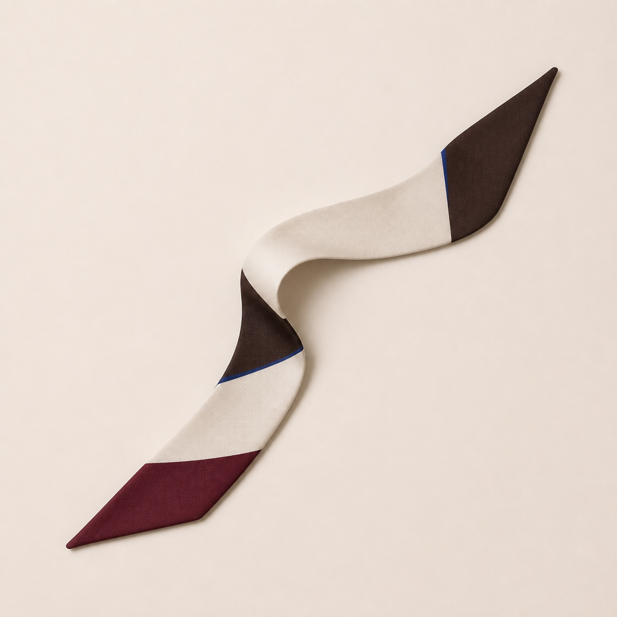 The Signature Nexus premium bag scarf in the Novara Row palette