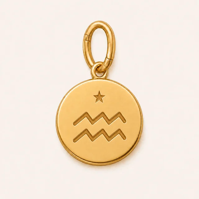 Mini Signet — Zodiac Aquarius — exact selected design