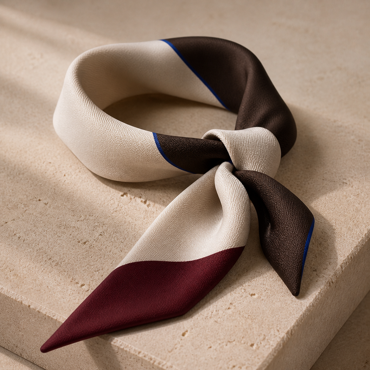 The Signature Nexus silk texture and signature color-block detail